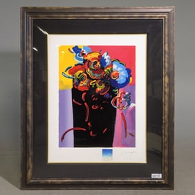 Framed Art Print By Peter Max - Roseville Profile