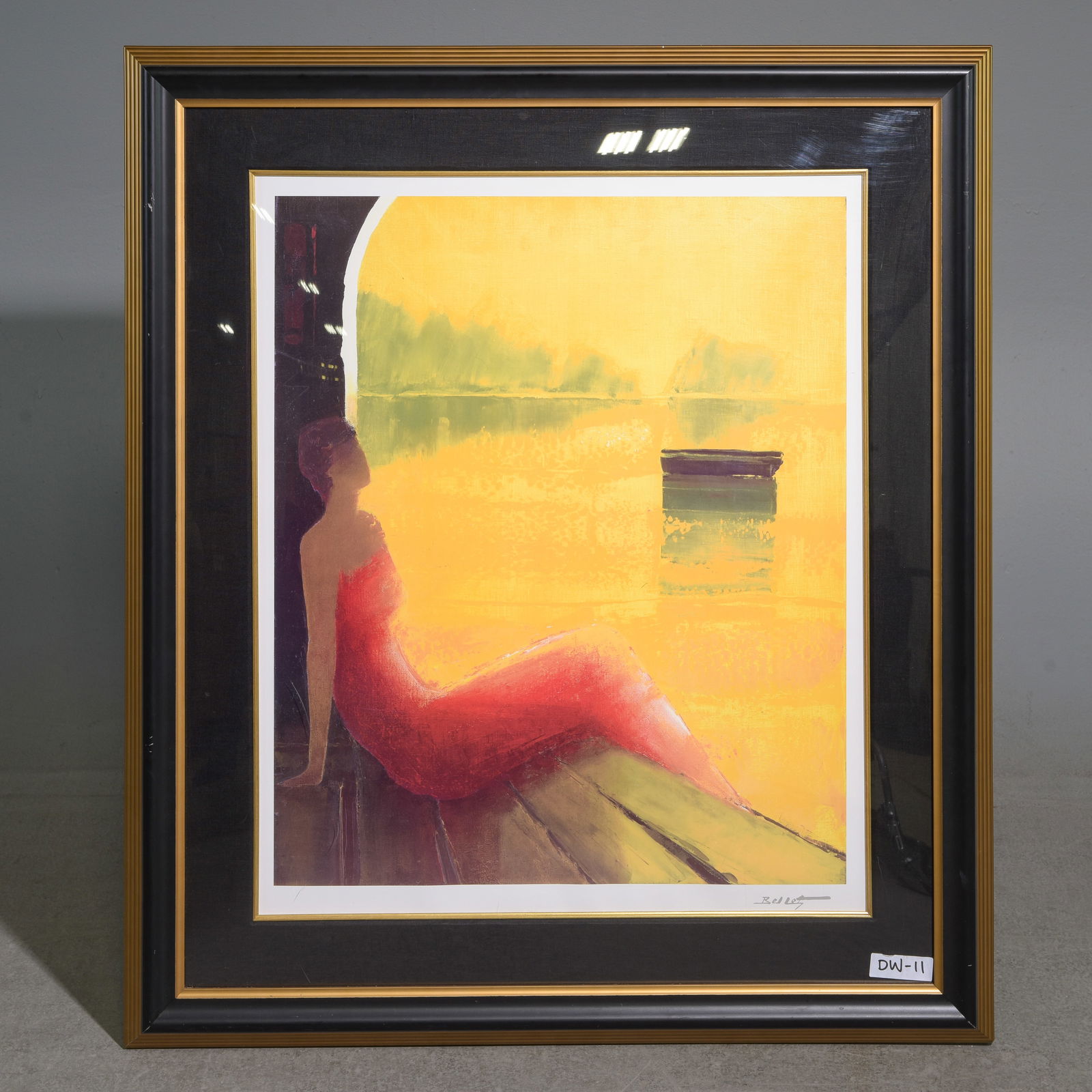 Framed Seriolithograph By Emile Bellet (1 of 2)
