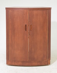 Teak Mid Century Fold Open Cocktail Bar - Turnidge