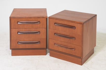 2 Three Drawer Mid Century Teak Chests - G-Plan
