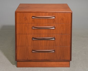 4 Drawer Mid Century Teak Chest - G-Plan