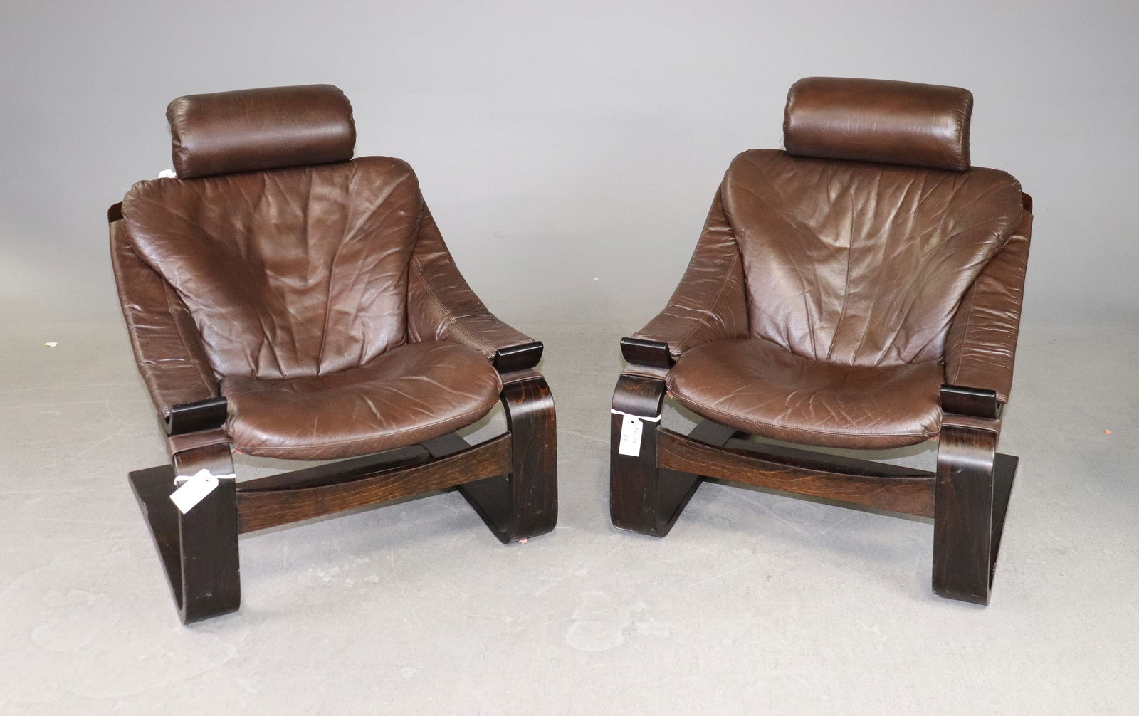 2 Danish Cantilever Lounge Chairs (1 of 7)
