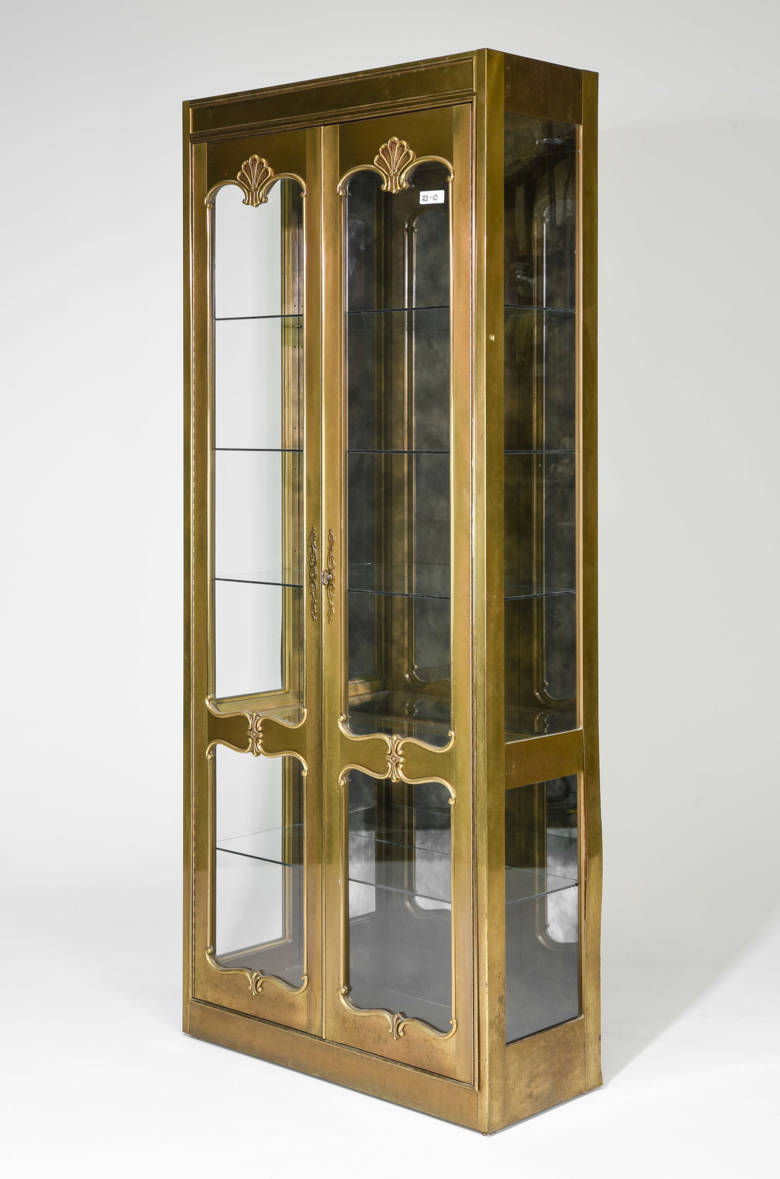 Mastercraft Brass Display Cabinet / Showcase (1 of 10)