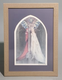 Framed Icart Print - "Margueritte & The Devil"
