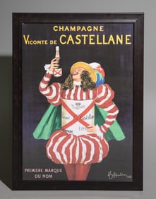 Framed "Champagne Castellane" Poster