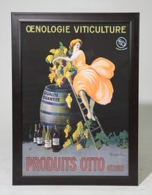 Framed "Oenologie Viticulture" Poster