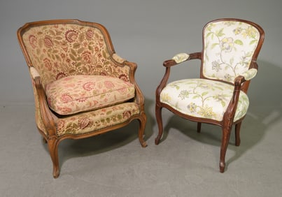 2 French Style Arm Chairs