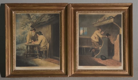 2 George Morland Framed Engravings