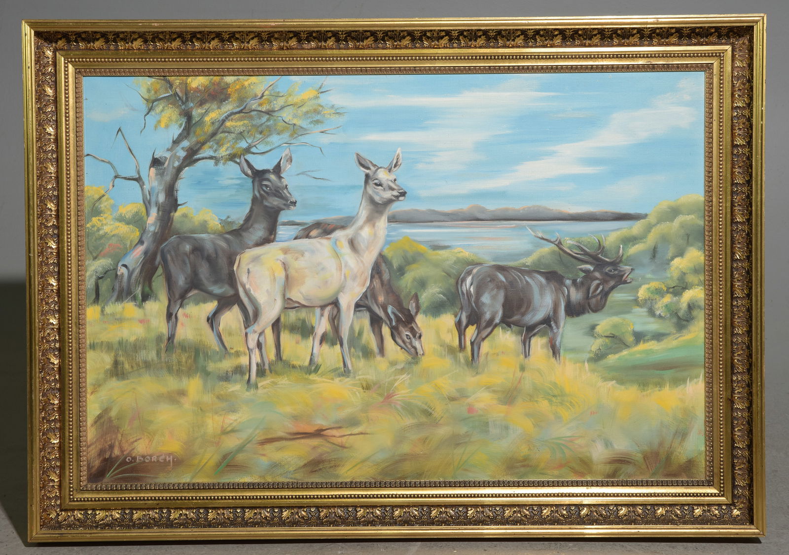 Painted Farmhouse Style Hall Table / Console: Painted Farmhouse Style Hall Table / Console - 37 inches tall x 42 x 21