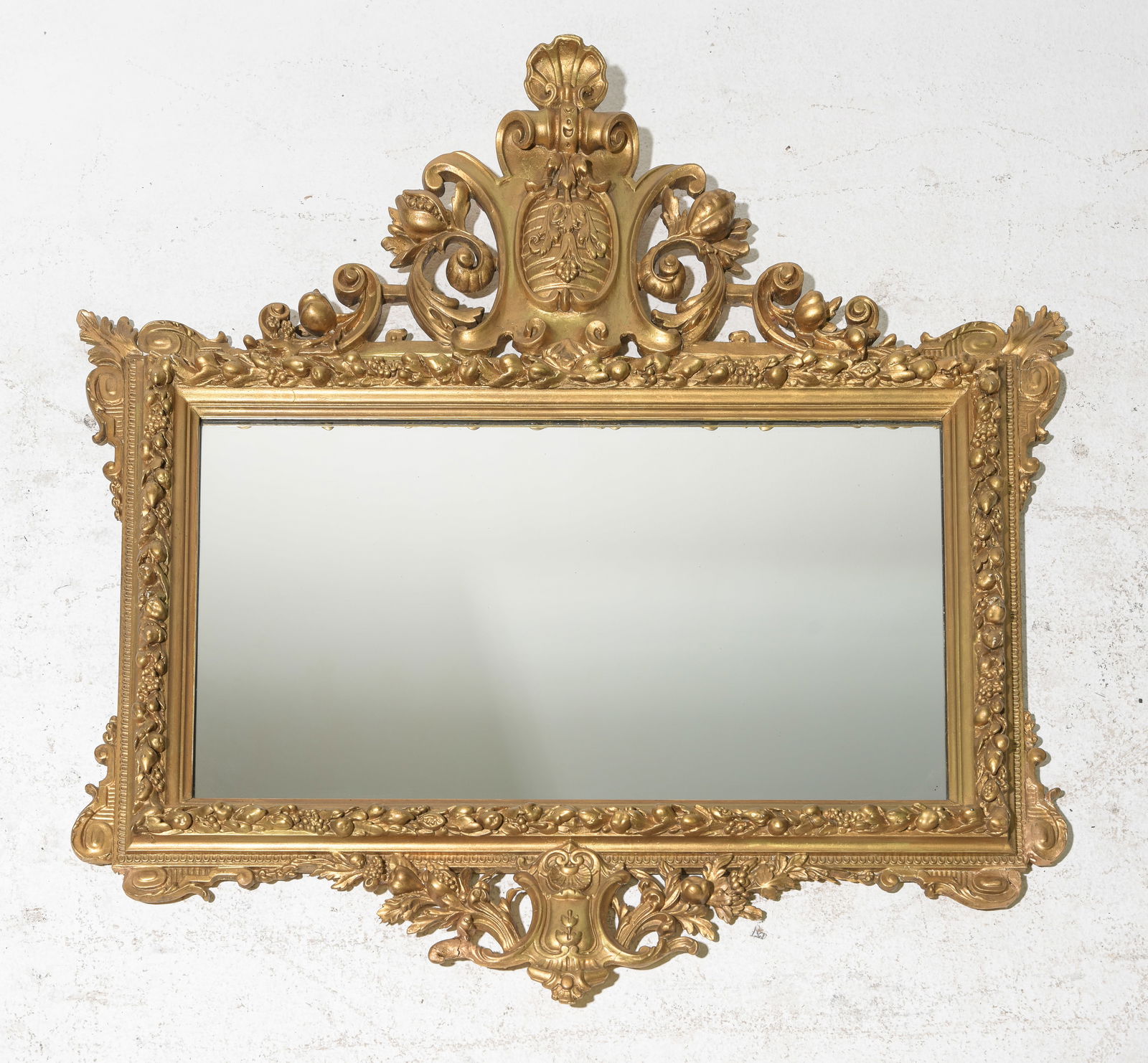 Louis XV Style Gold Gilt Framed Mirror (1 of 4)