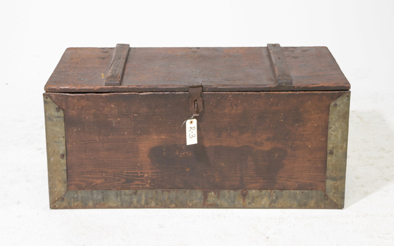 Rustic Antique Oak Coffer / Trunk (1 of 5)