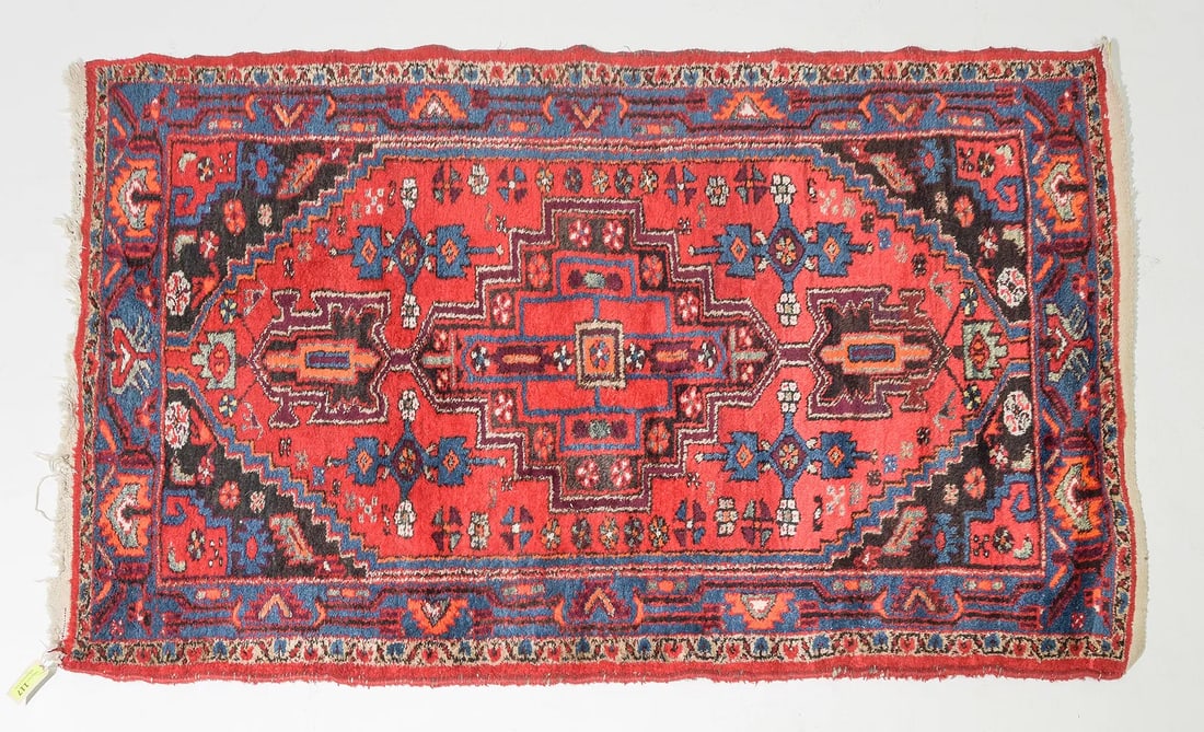 Persian Hand Knotted Rug - 6'3 X 3'9: Persian Hand Knotted Rug - 6'3 X 3'9