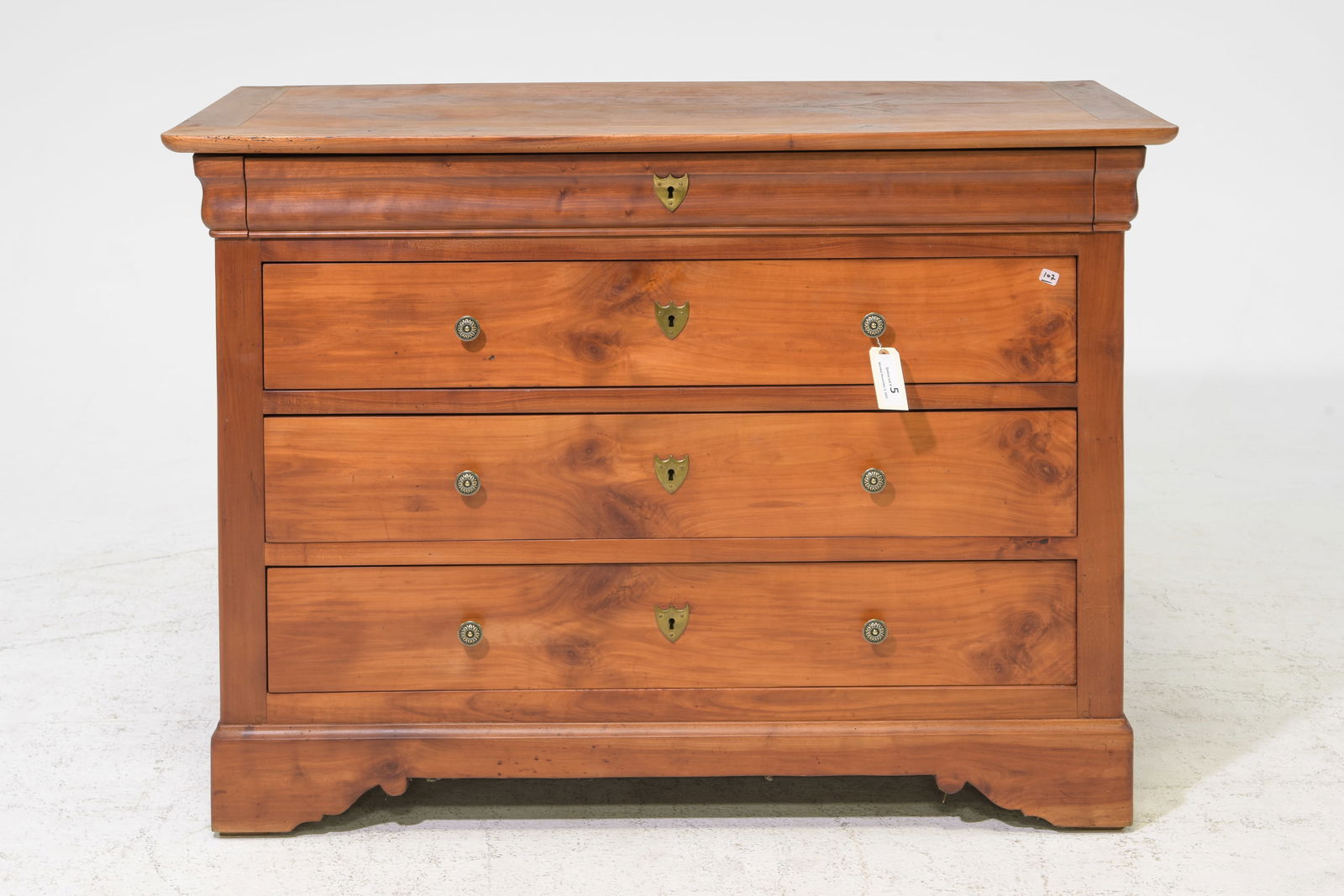 Louis Philippe Style Cherry Four Drawer Chest (1 of 8)