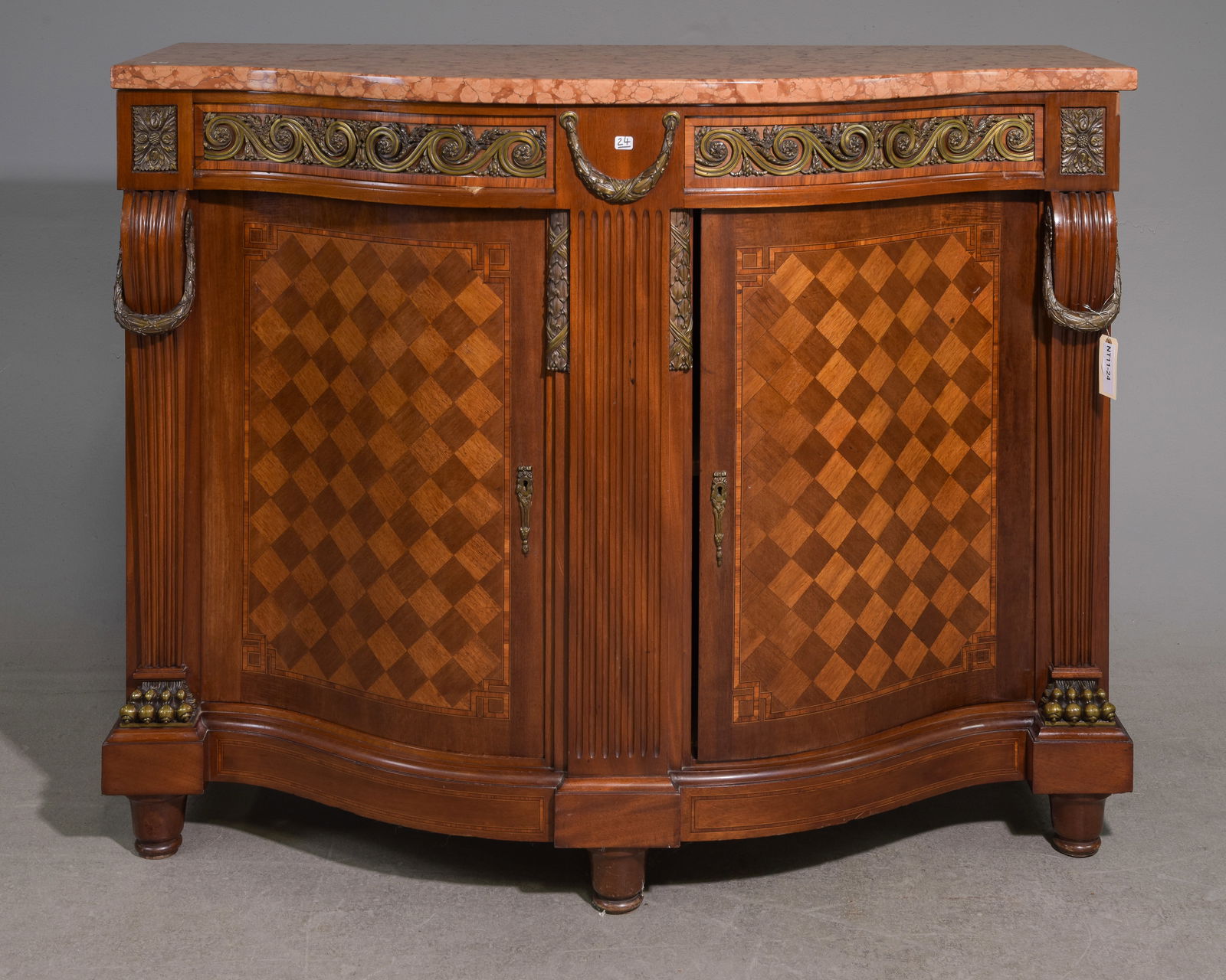 Louis XV Style Marble Top Buffet / Server #2 (1 of 4)