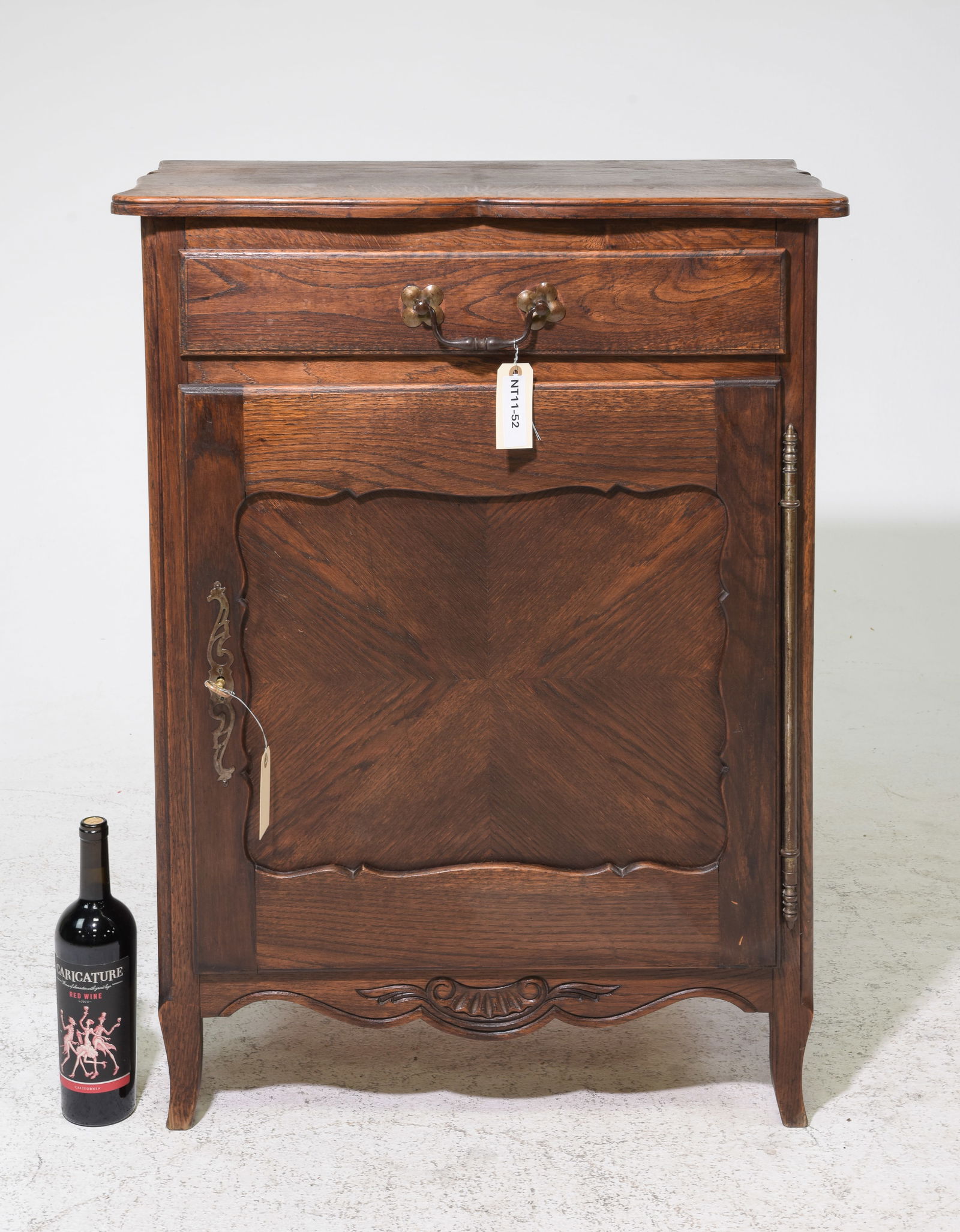 Louis XV Style Oak Jam Cupboard / Cabinet (1 of 3)