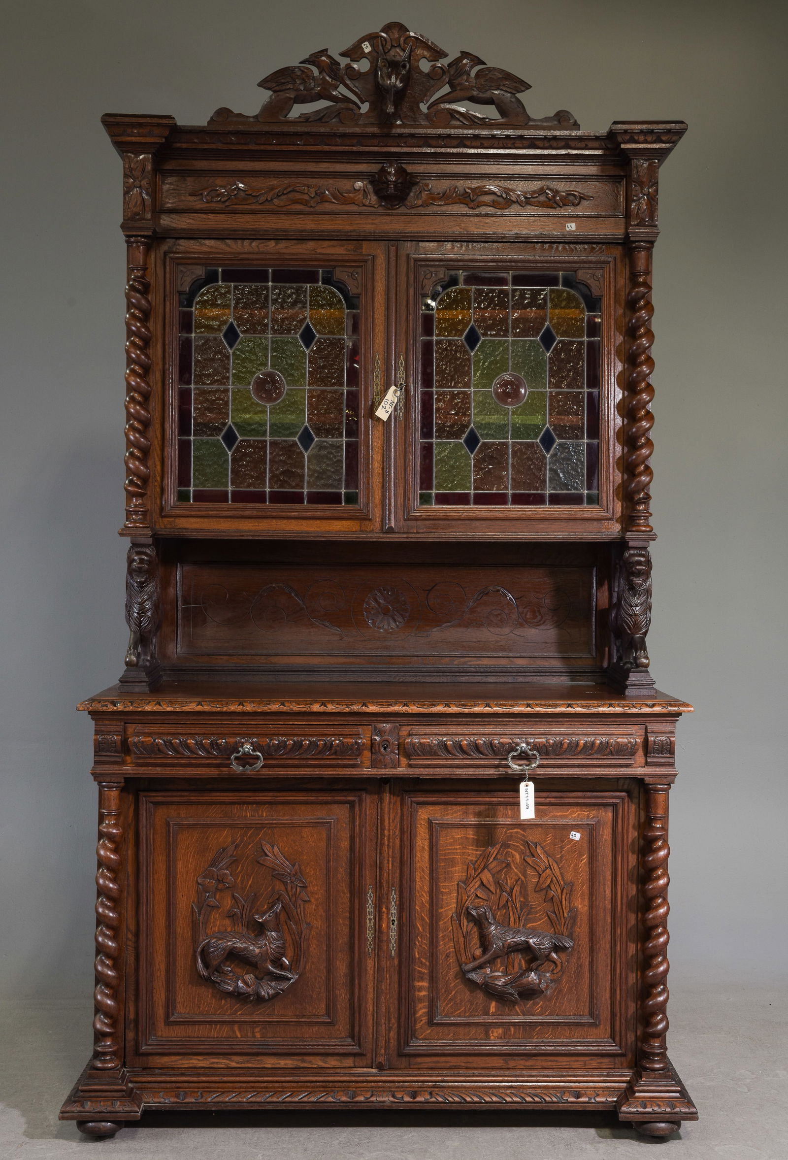 Louis XIII Style French Twist Double Buffet (1 of 10)