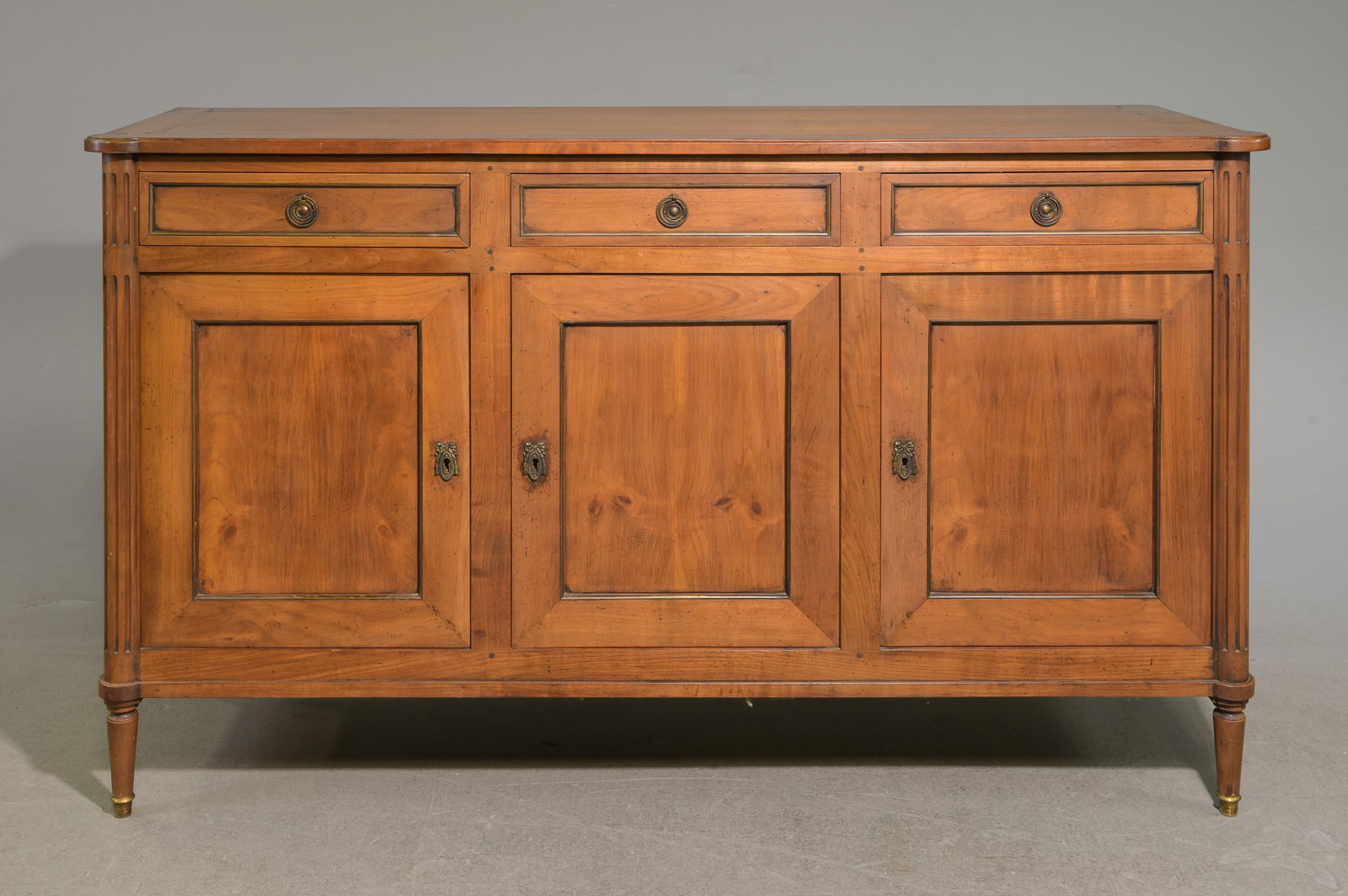 Louis XVI Style Three Door Sideboard (1 of 7)