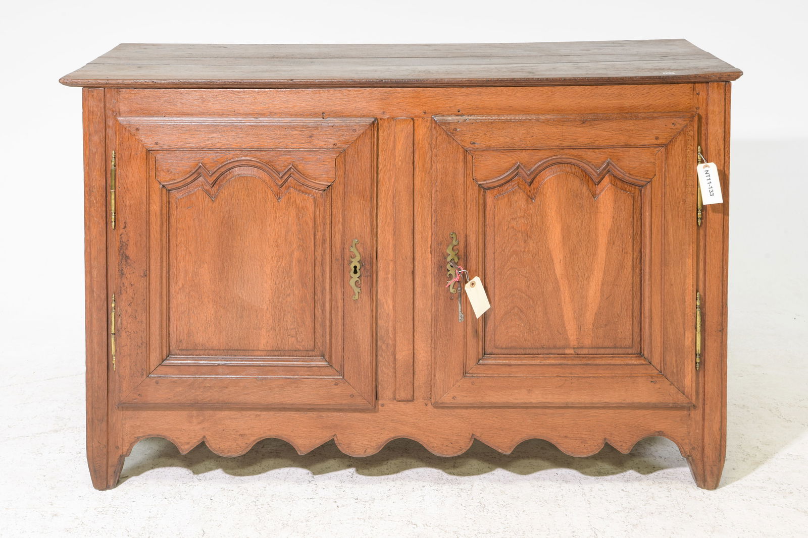 French Rustic Oak Lift Top Buffet (1 of 7)