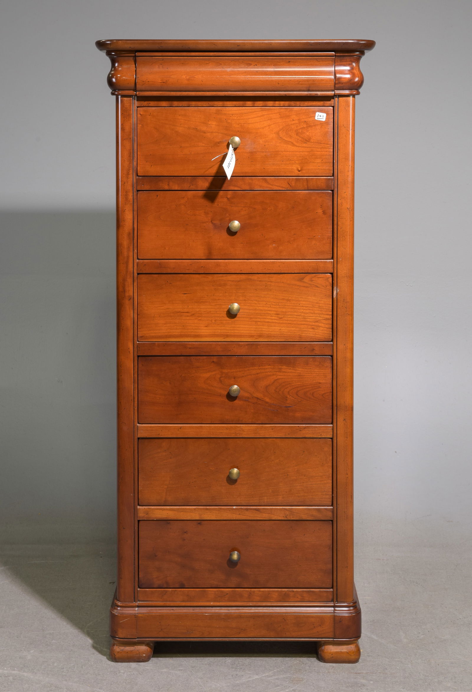 Louis Philippe Style Cherry Lingerie / Tall Chest (1 of 5)