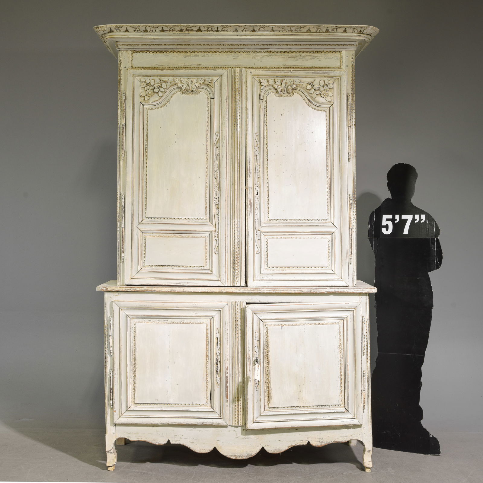 Louis XV Style Painted Buffet Du Corps (1 of 7)