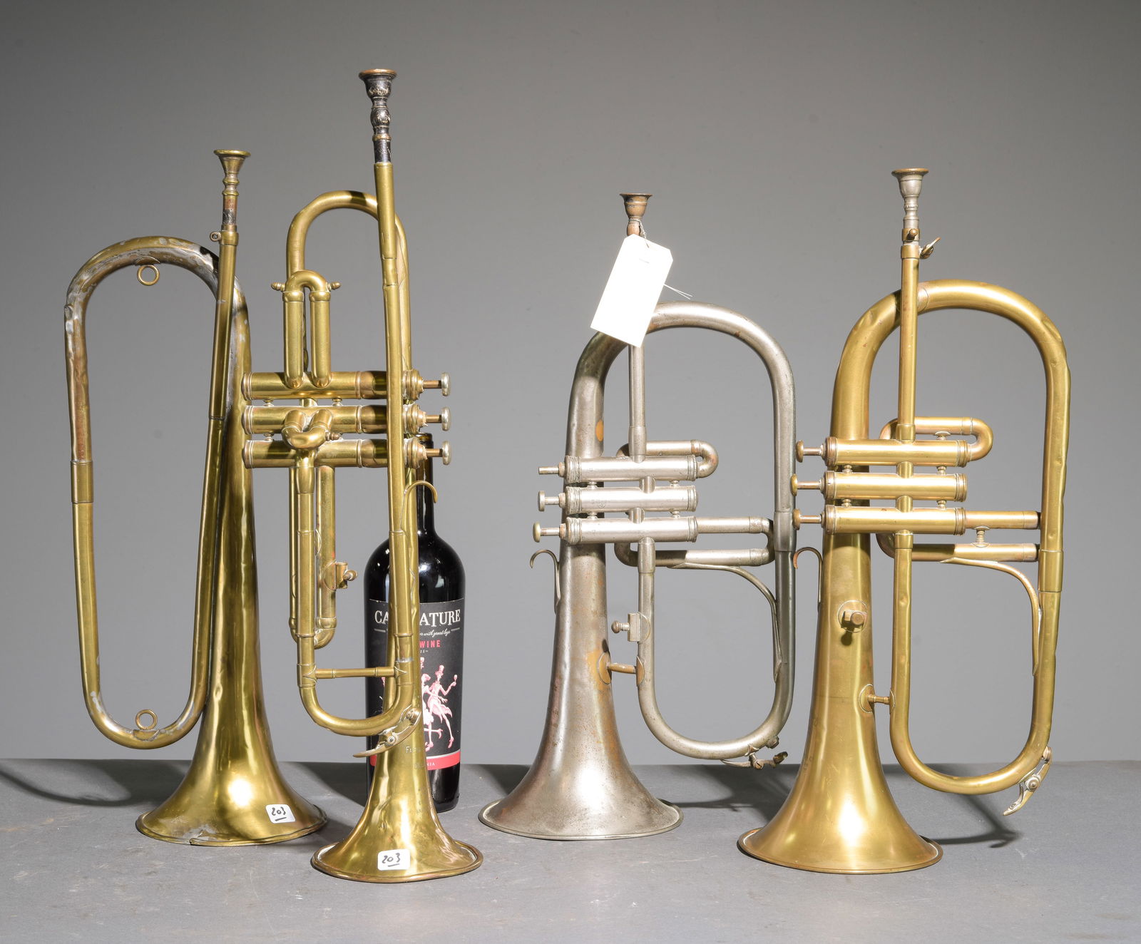 Four Assorted Trumpets (1 of 2)