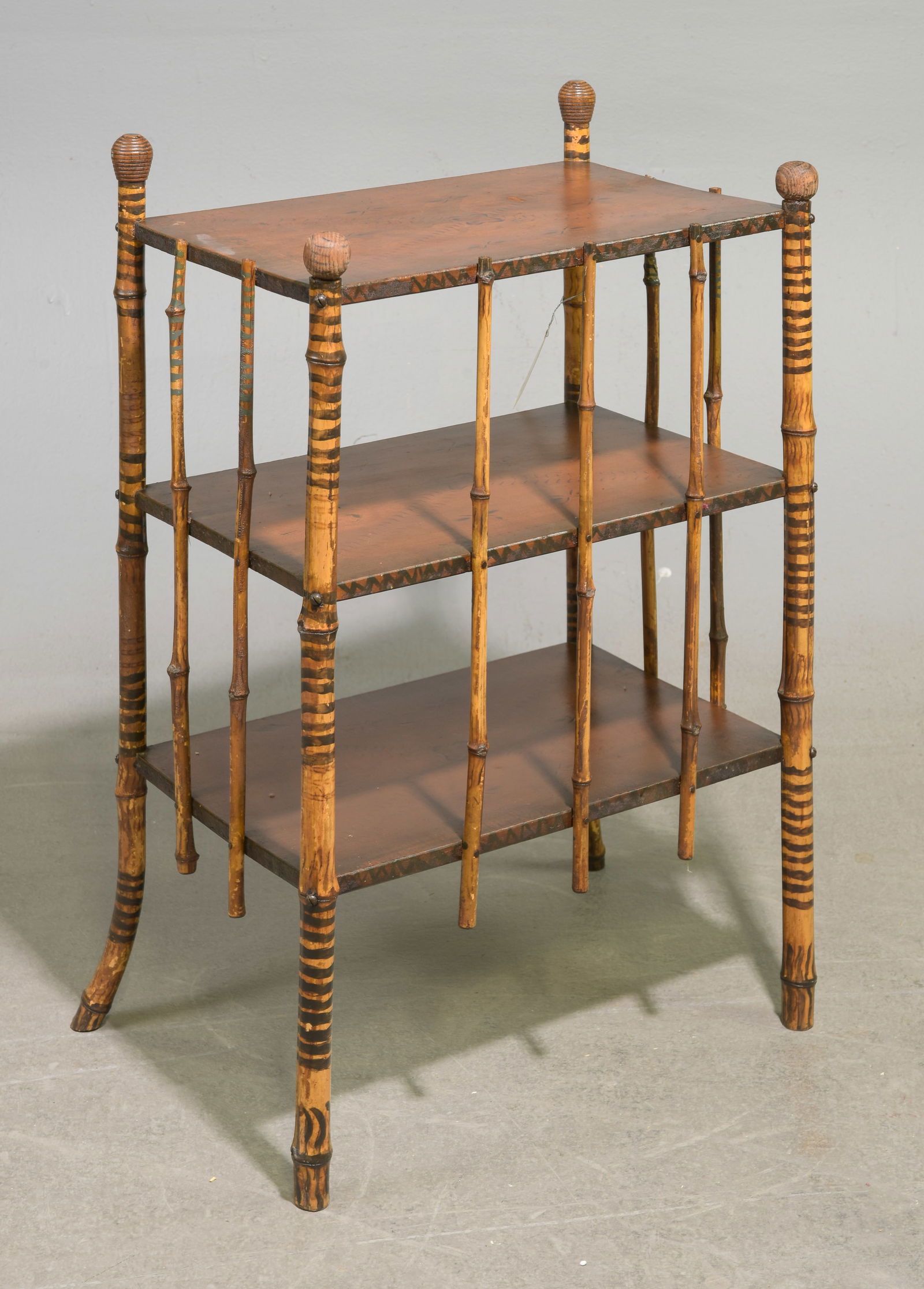 Bamboo Three Tier Bookshelf / Stand (1 of 4)