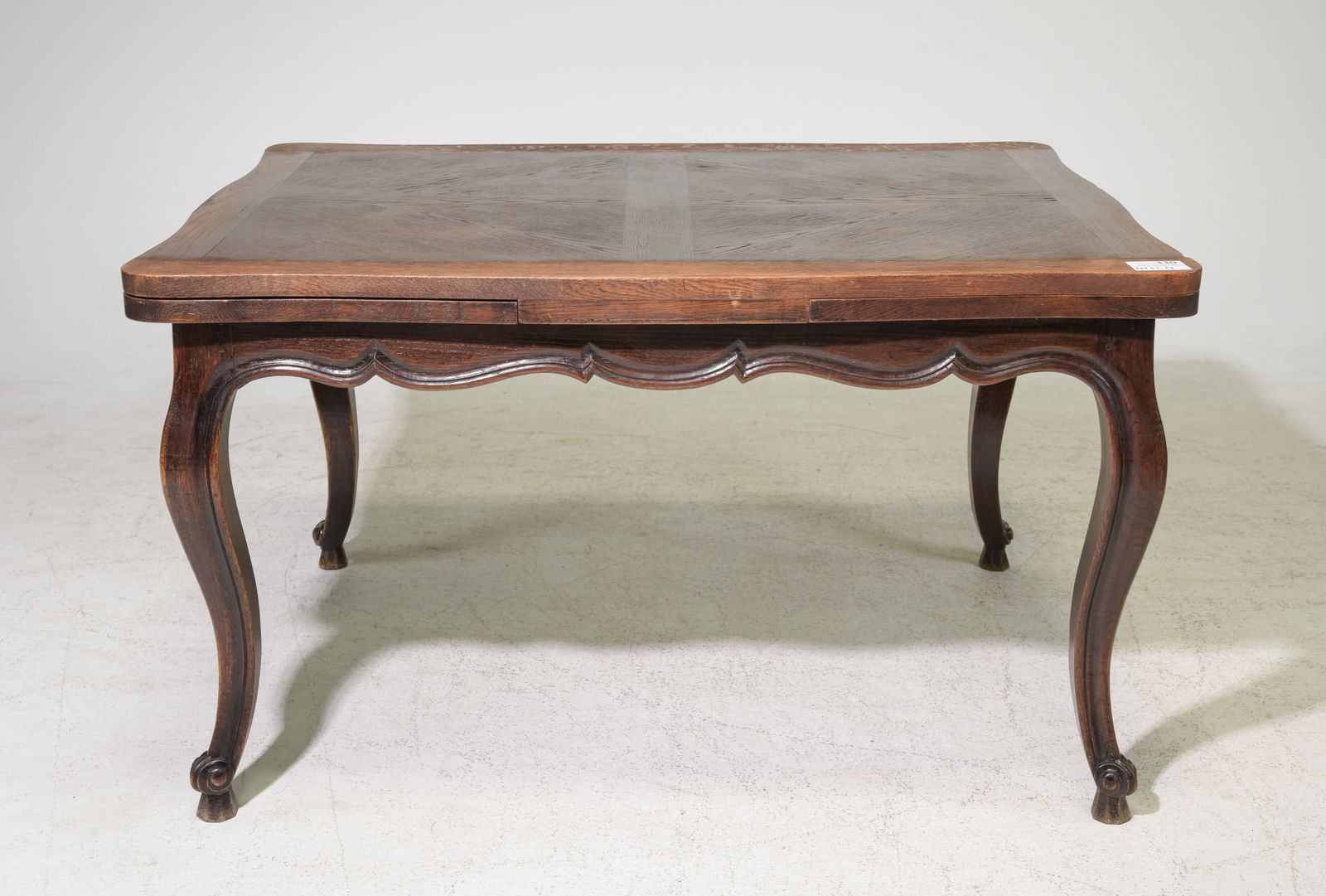 Louis XV Style Oak Draw Leaf Dining Table (1 of 4)