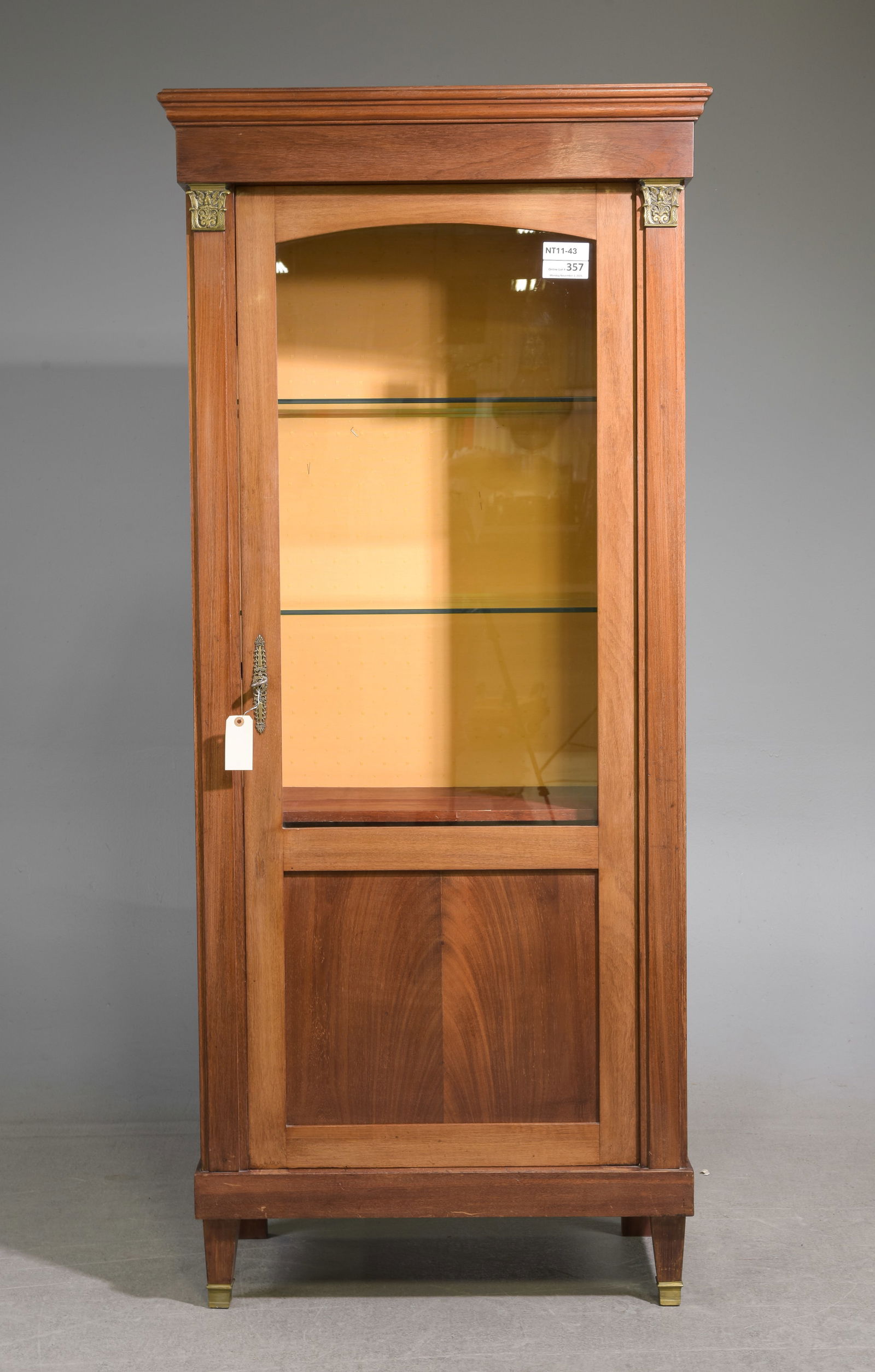 Louis Philippe Style Cherry Bookcase / Vitrine (1 of 3)