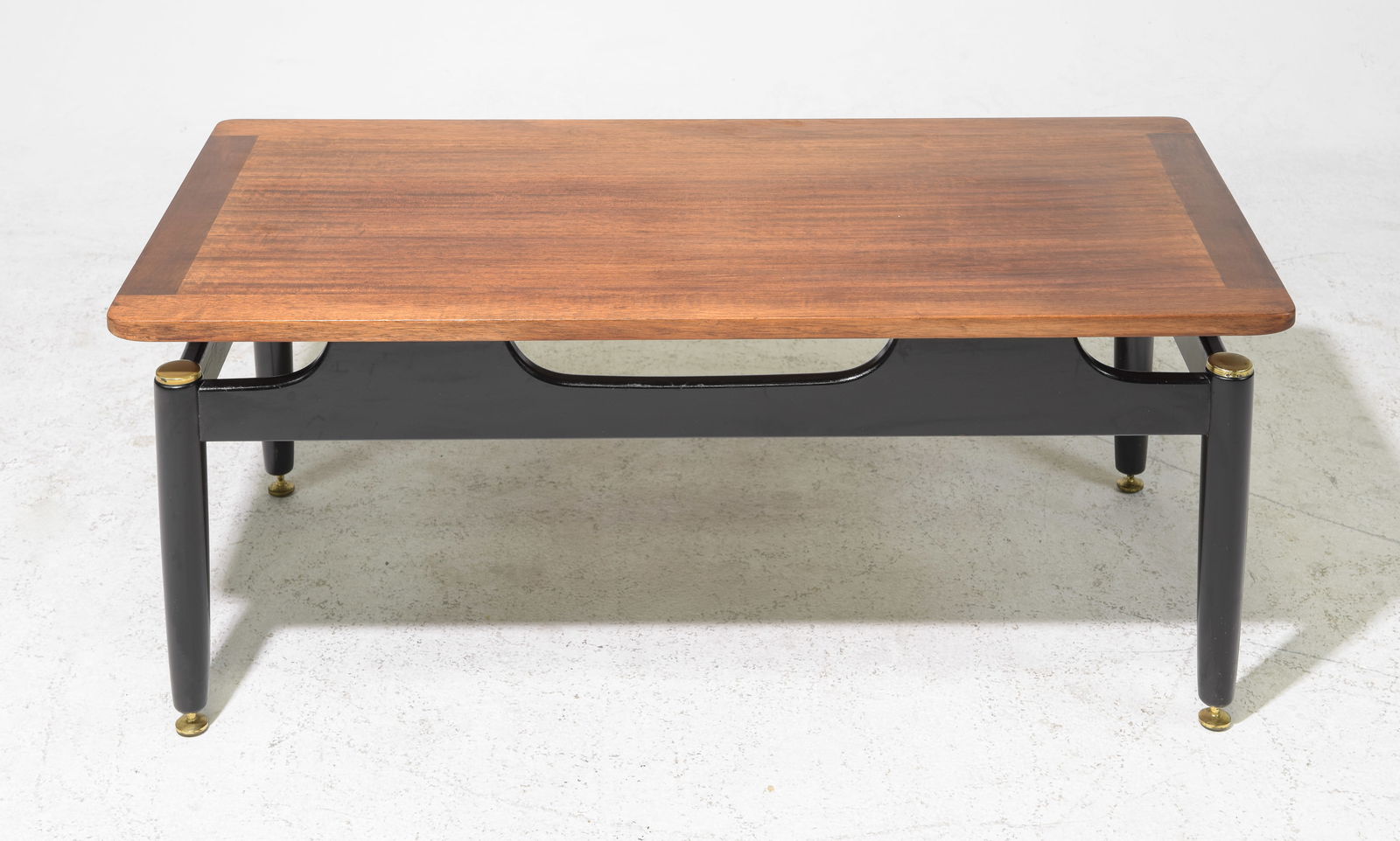 Mid Century Modern Black & Tola Coffee Table (1 of 3)