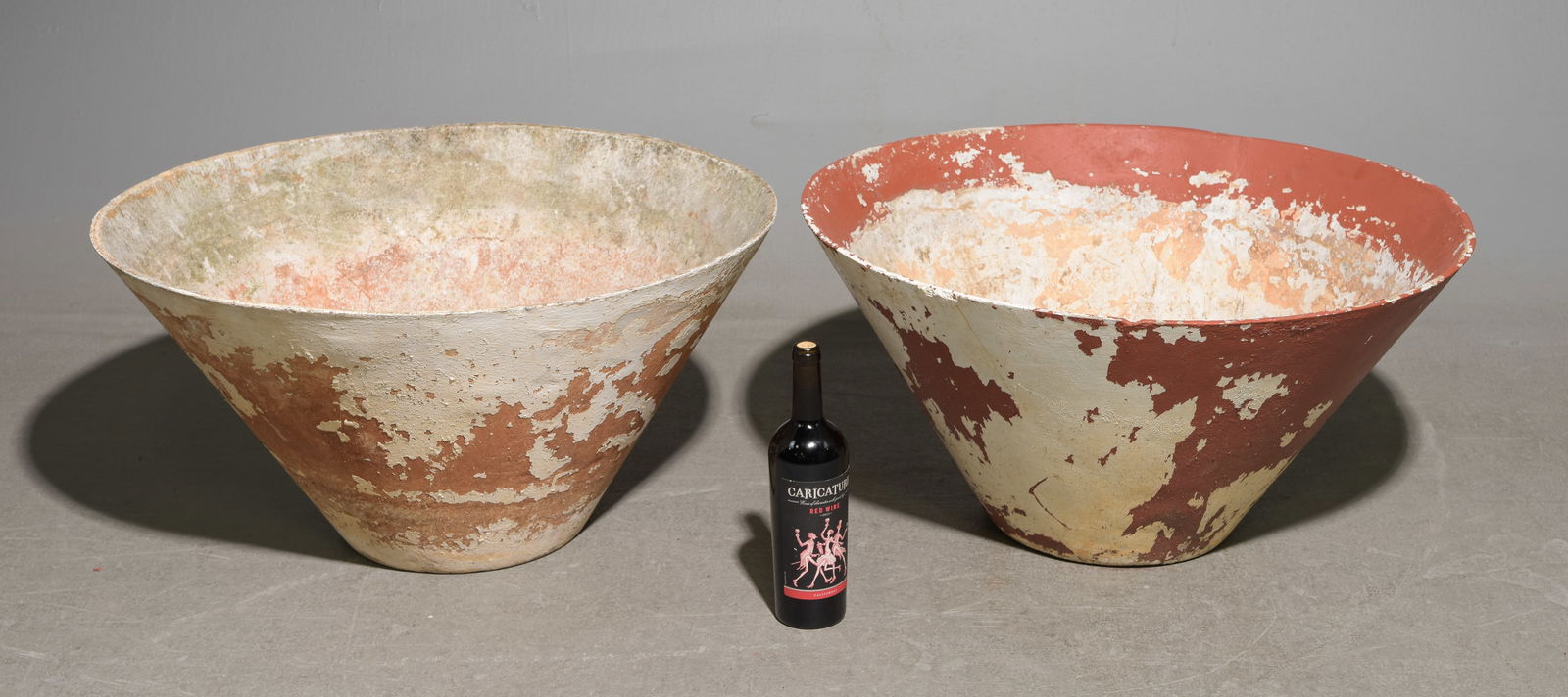 Willy Guhl (1915-2004) - 2 Large Cone Planters #1 (1 of 7)