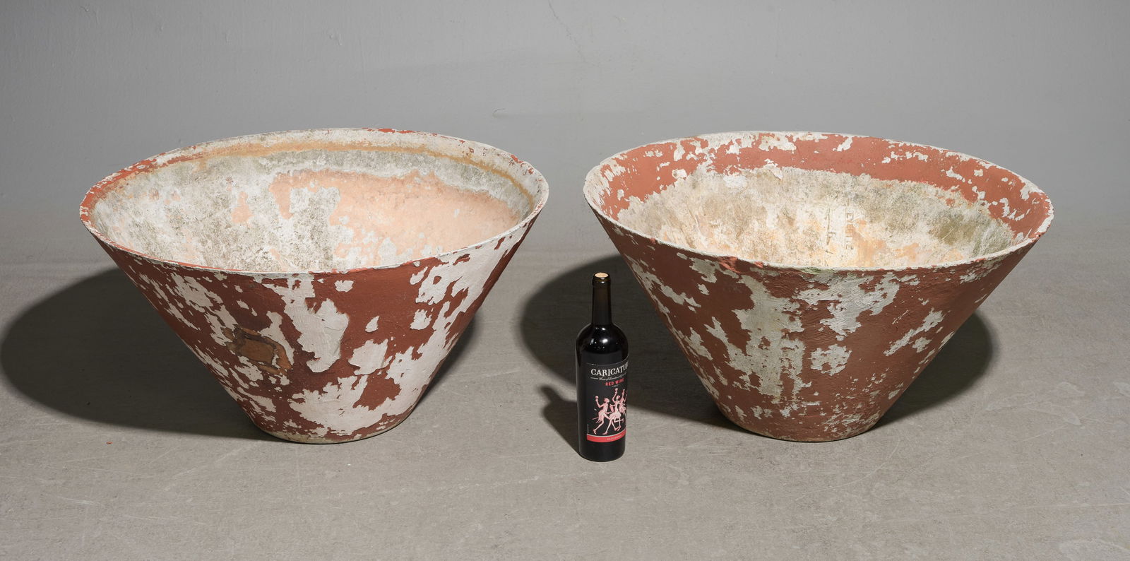 Willy Guhl (1915-2004) - 2 Large Cone Planters #2 (1 of 6)