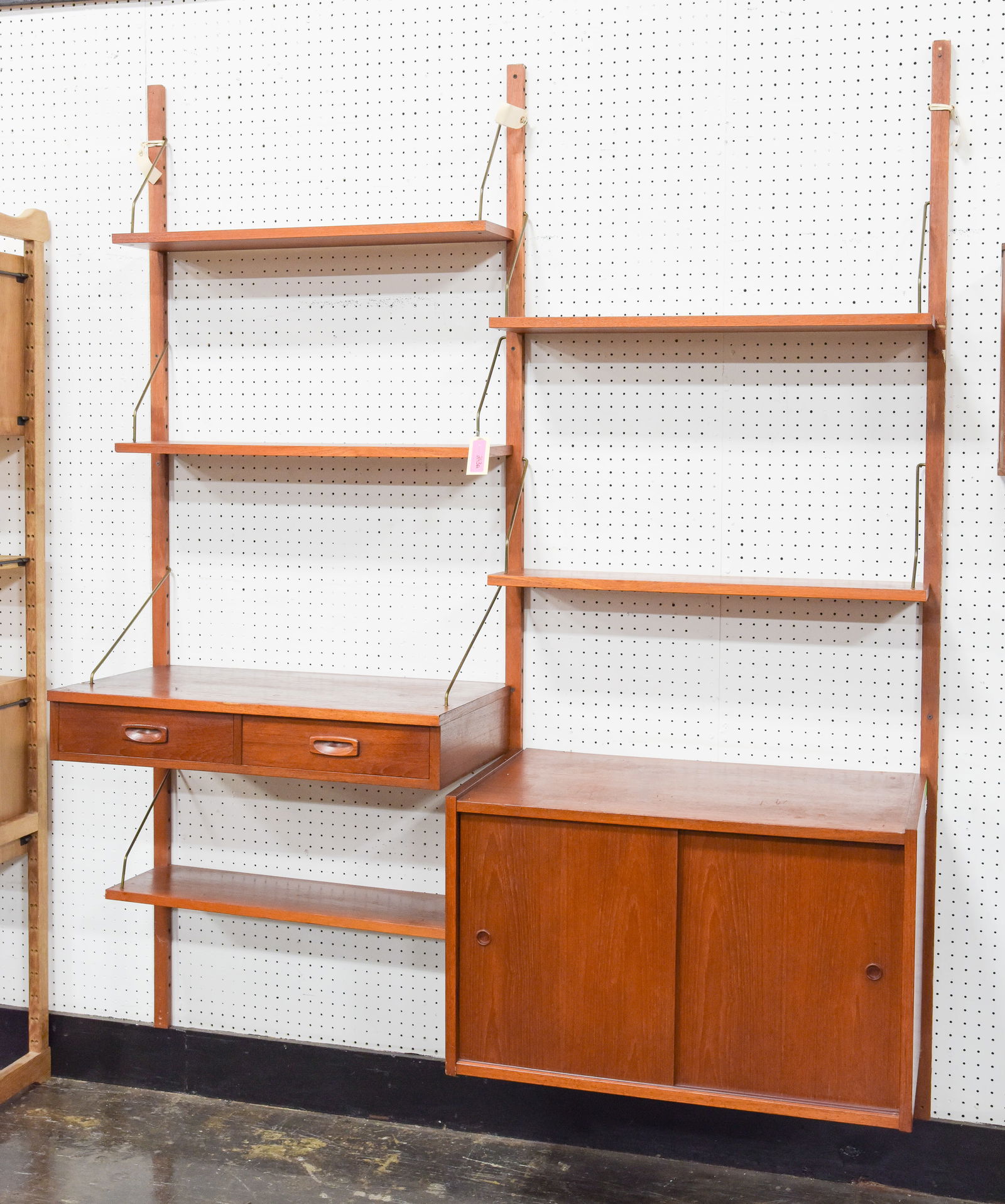 Danish Modern 2 Bay Wall Unit / Wall System (1 of 5)