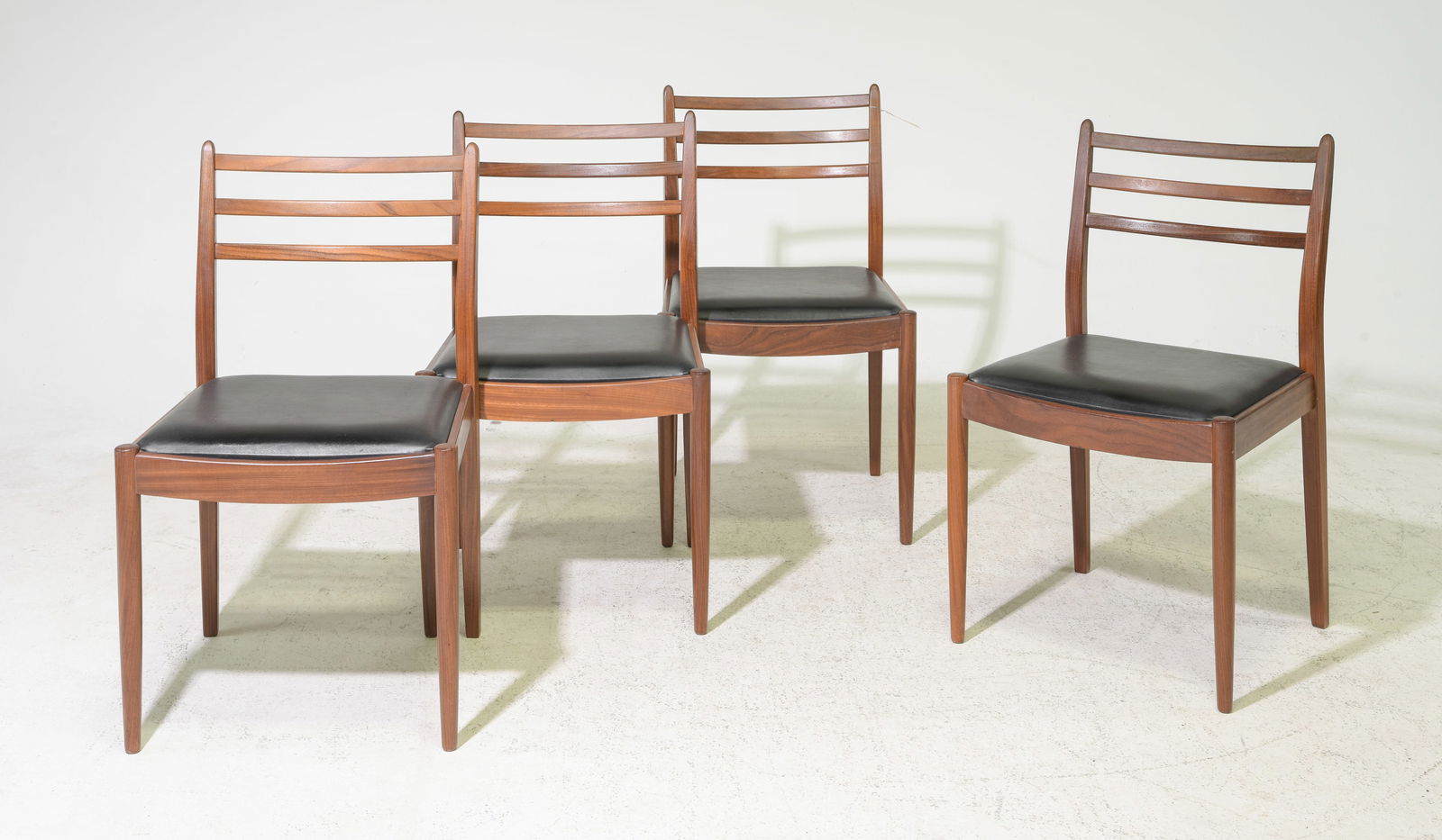 4 Mid Century Modern Ladder Back Chairs - Gplan (1 of 6)