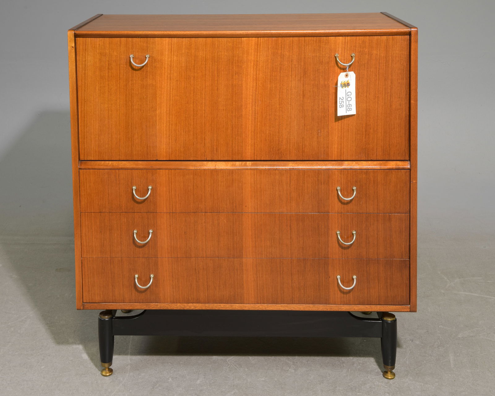 Mid Century Modern Gplan Tola Drop Front Chest (1 of 7)