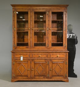 Faux Bamboo Bookcase / Cupboard