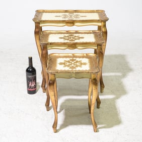 Florentine Nest of Three Tables