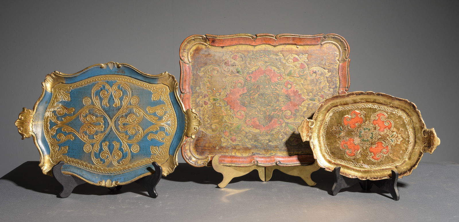 Three Florentine Style Trays (1 of 5)