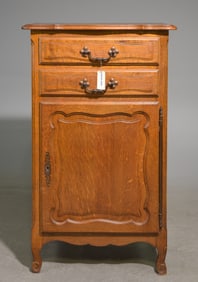 Louis XV Style Tall Oak Jam Cupboard / Cabinet