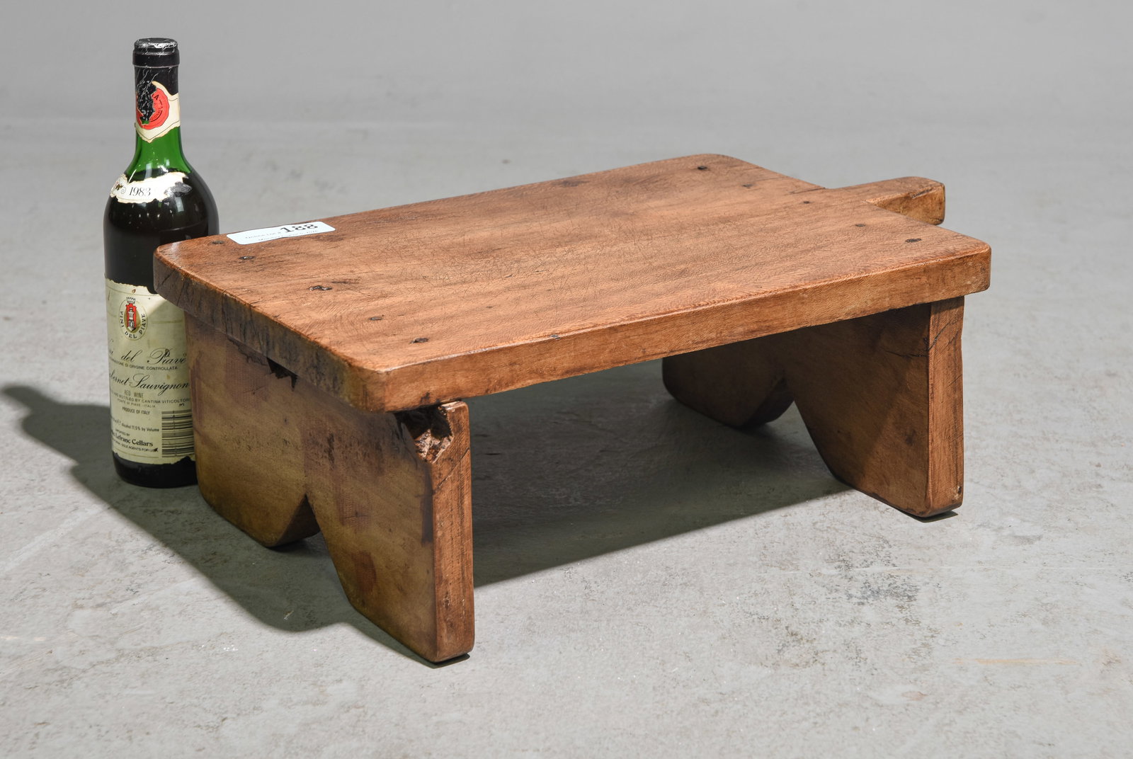 European Waxed Small Footed Charcuterie Board: European Waxed Small Footed Charcuterie Board - 7 in tall x 21 x 12