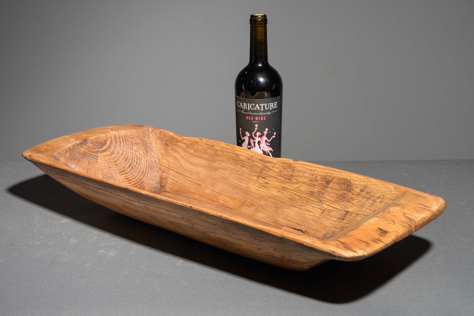 European Waxed Rectangular Dough Bowl #2 (1 of 3)