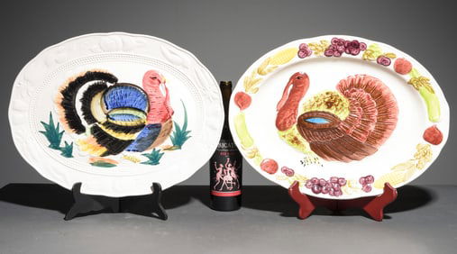 2 Oval Turkey Platters