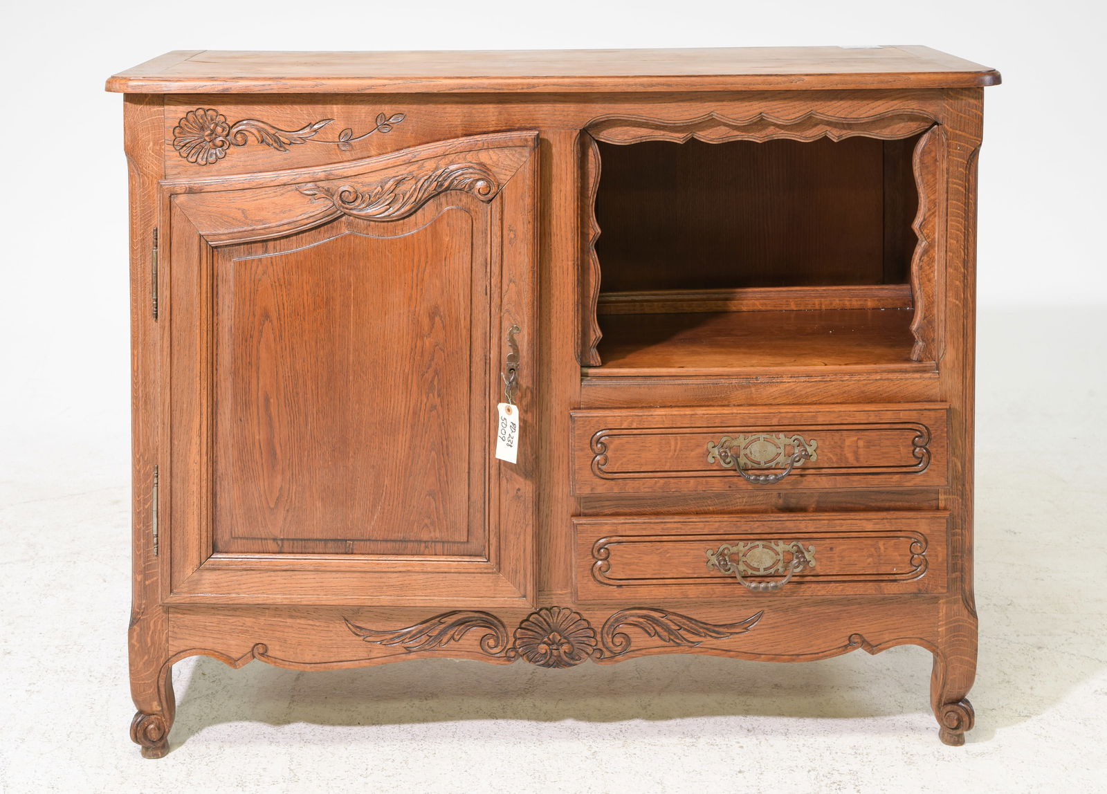 Louis XV Style Oak Server / Buffet (1 of 8)
