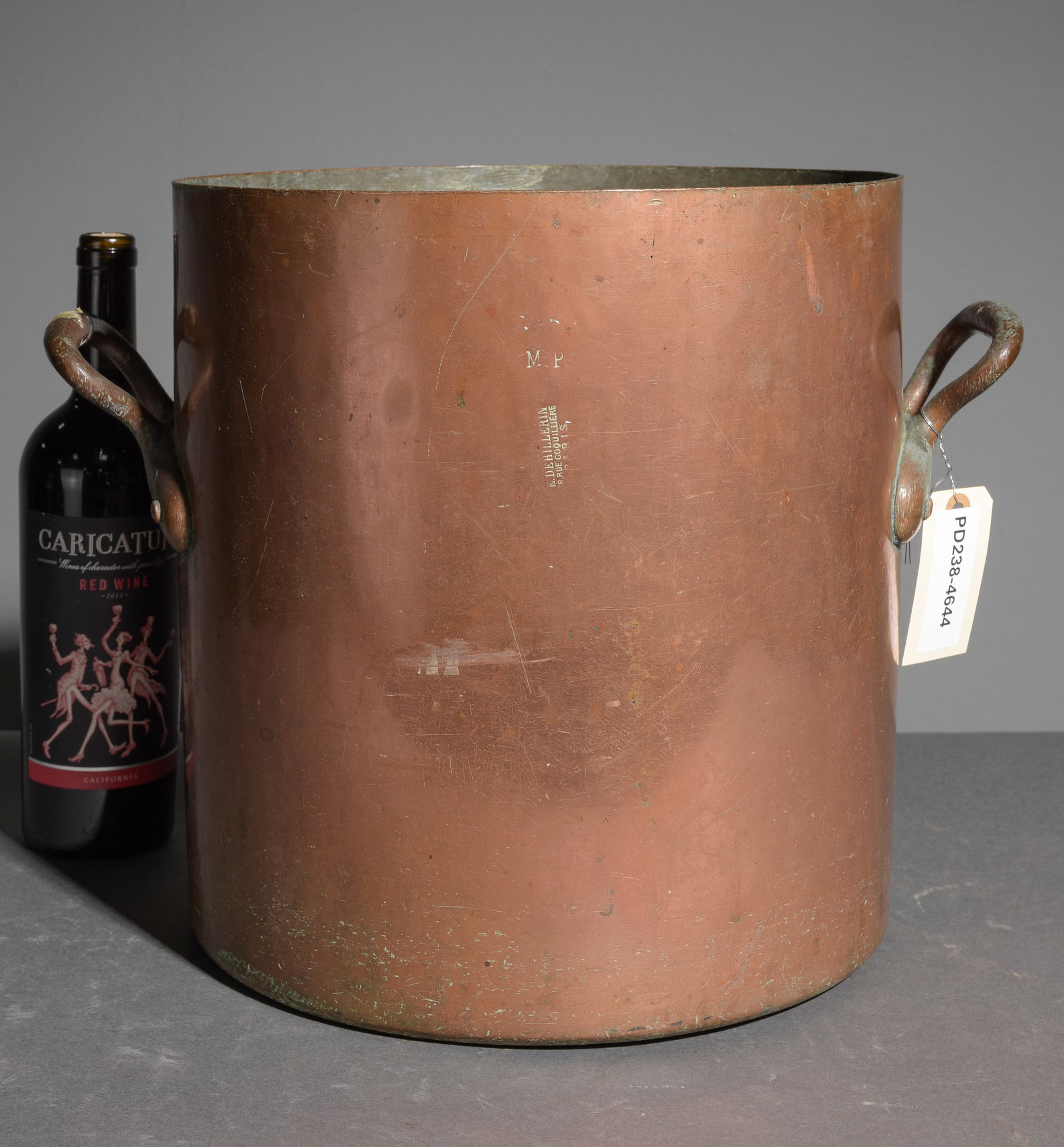 French Heavy Copper Large Marmite / Pot (1 of 4)
