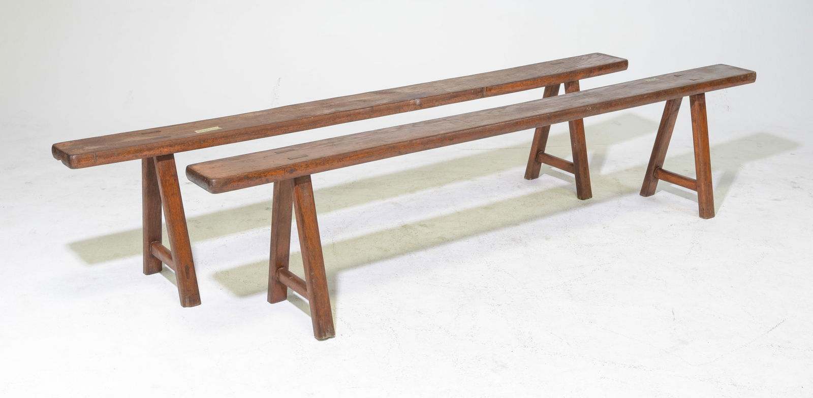 2 French Oak Farmhouse Benches (1 of 6)