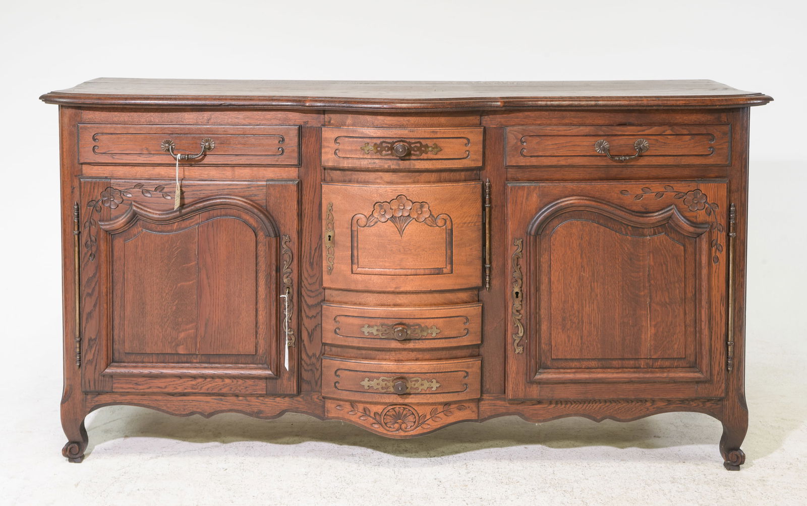 Louis XV Style Oak Sideboard / Enfilade (1 of 7)