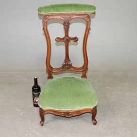 Napoleon III Style Kneeler / Prie Dieu #1