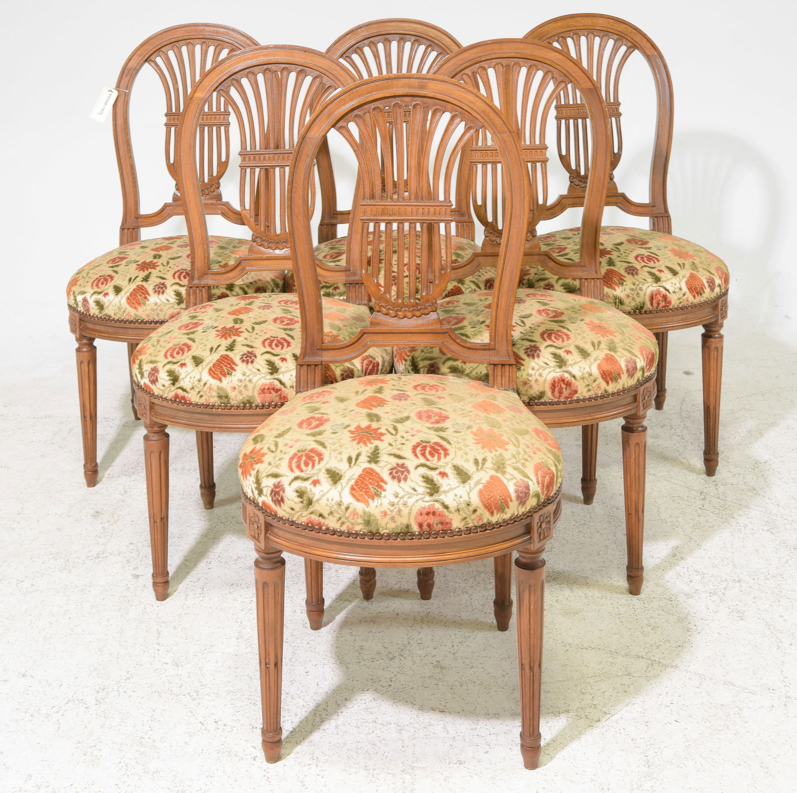 Louis XVI Style Set of 6 Dining Chairs (1 of 4)