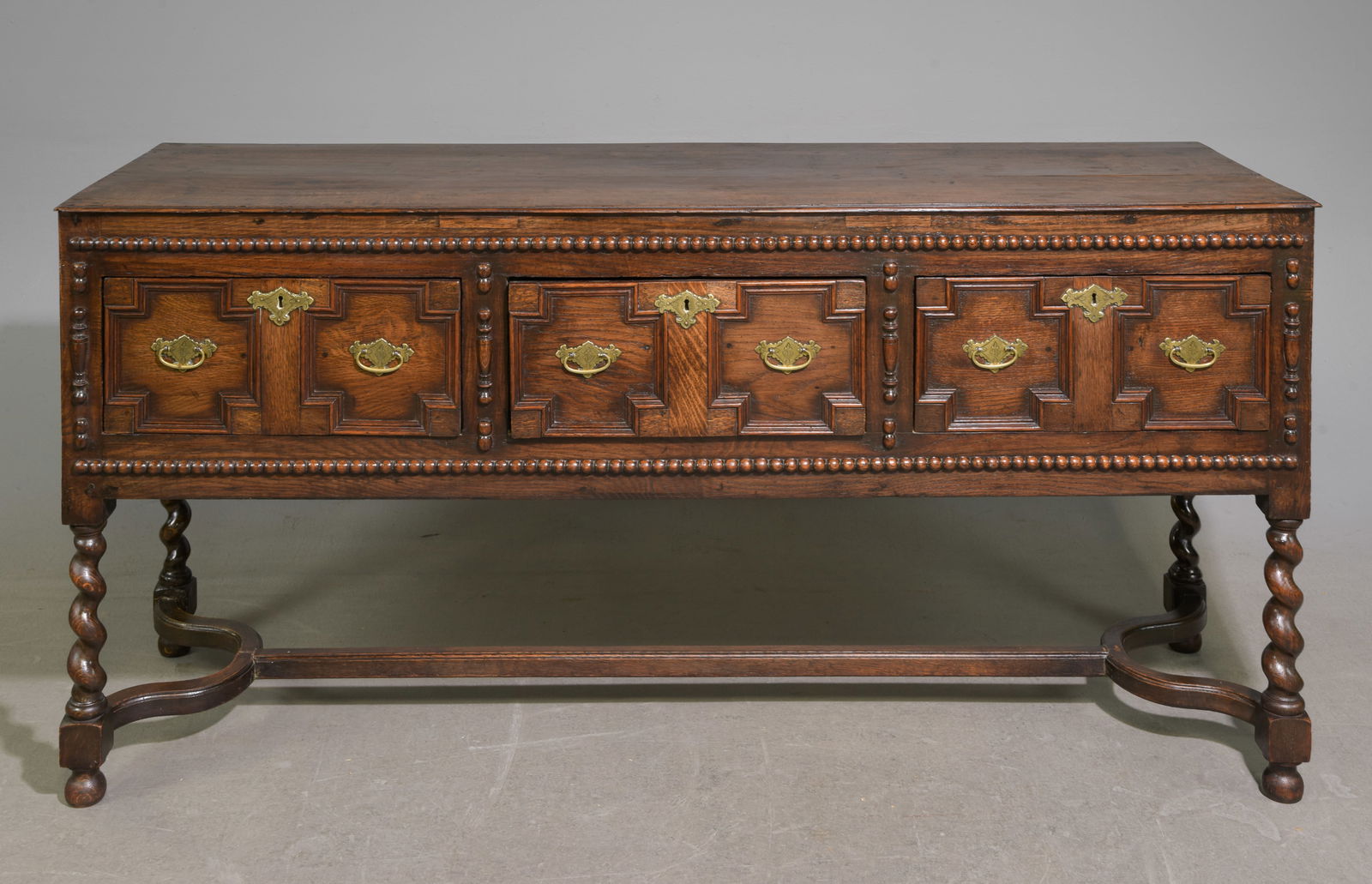 Jacobean Oak Barley Twist Server / Sideboard (1 of 6)