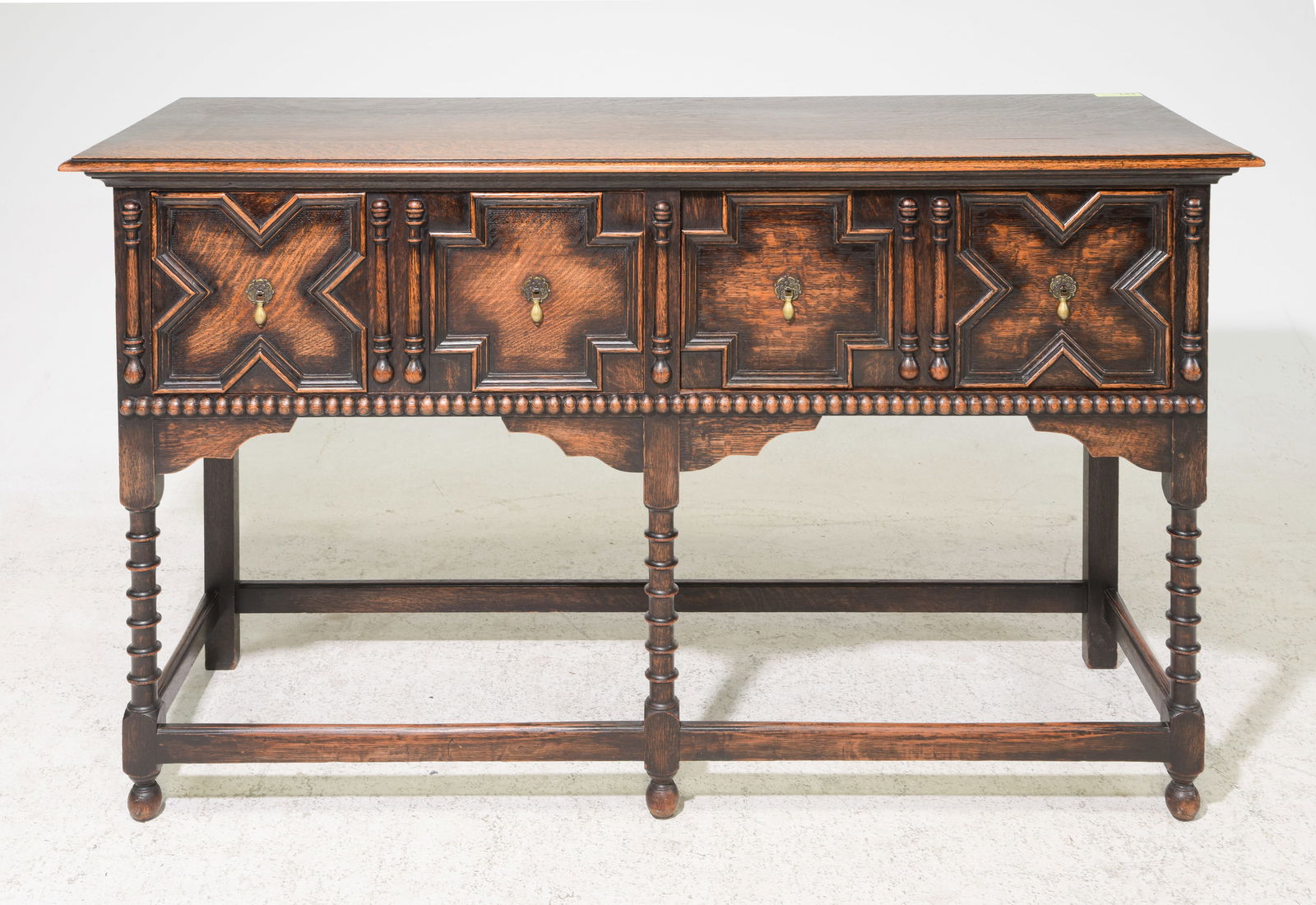 Jacobean Oak Server / Sideboard c.1920's-30's (1 of 5)