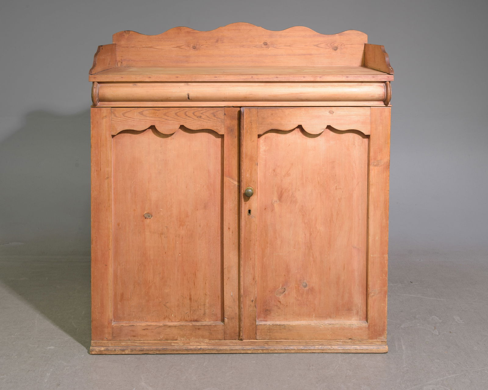 British Pine Two Door Cabinet / Buffet (1 of 7)
